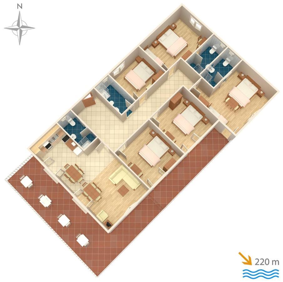 Apartments With A Parking Space Kastel Stafilic, Kastela - 5219 Екстериор снимка